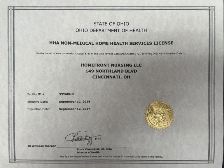 Home Health Agency License